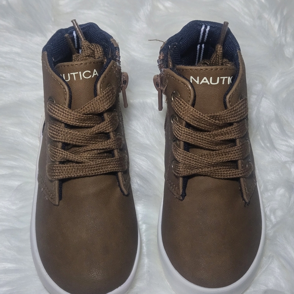 Nautica Other - Nautica Kids Brown High-Top Sneakers